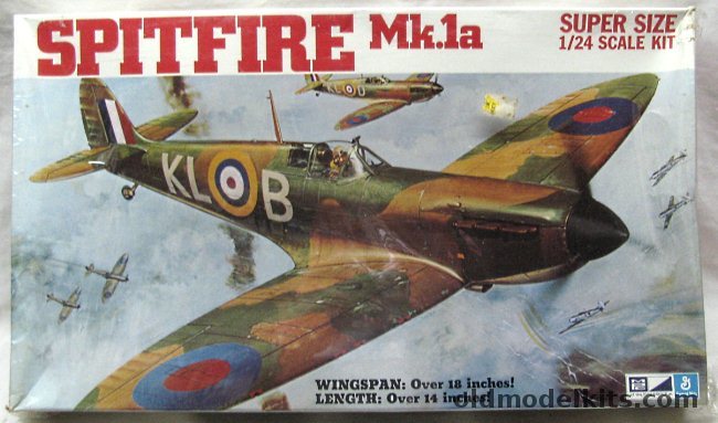 MPC 1/24 Supermarine Spitfire Mk.1a - (Airfix Molds), 2-3500 plastic model kit